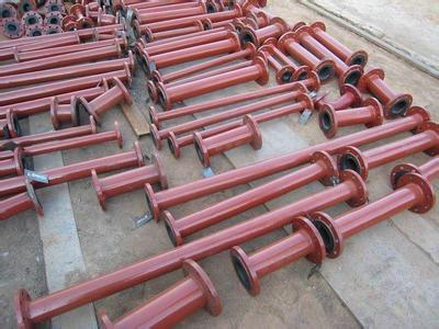 Rubber lined pipe anti-corrosion desulfurization